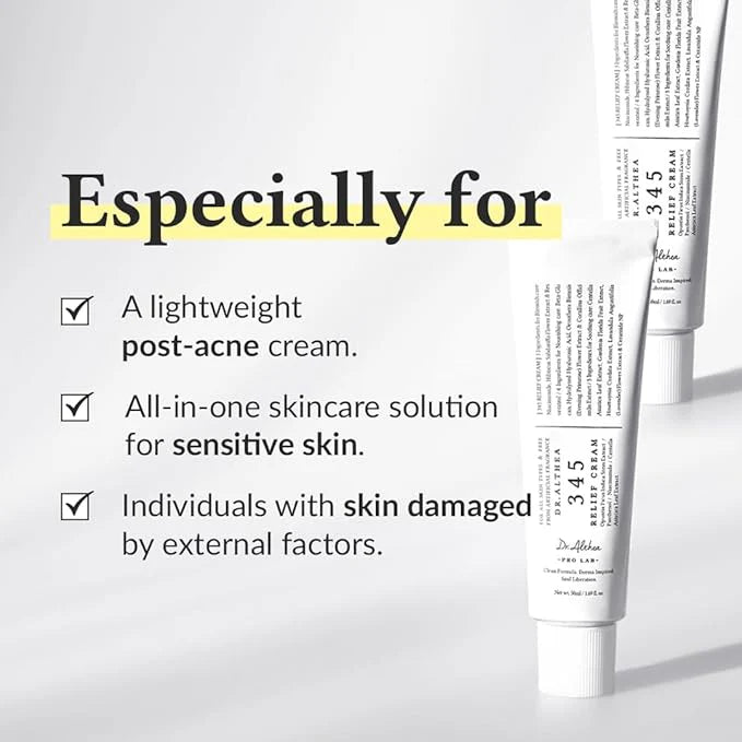 Dr. Althea 345 Relief Cream – 3-in-1 Blemish & Hydration Formula (Original)